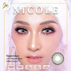 Superstar Nicole Softlens Warna Premium